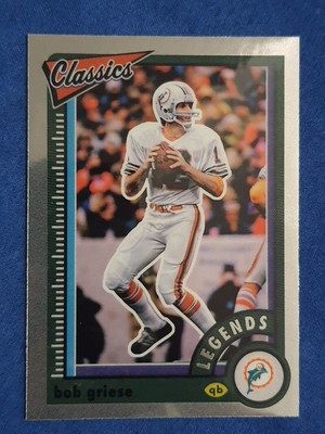 2022 Panini Classics Premium #130 Bob Griese Miami Dolphins Legends