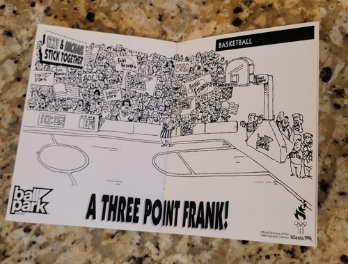 RARE Vintage 1996 Olympic Games Michael Jordan Ballpark Fun-Franks Sticker Book - Bild 4 von 6
