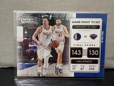 2021-22 Panini Contenders - Game Night Ticket Luka Dončić #7