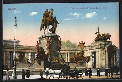 Ansichtskarte Berlin, Nationaldenkmal Kaiser Wilhelm I. 