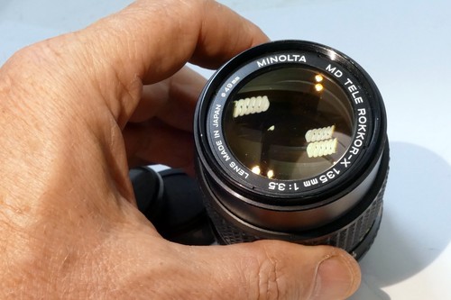 Minolta Rokkor X 135mm f3.5 MD Lens manual Focus prime Telephoto - Picture 6 of 18