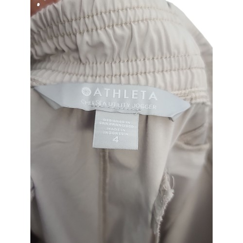 Athleta Chelsea Utility Jogger Cream Size 4 - Picture 5 of 5