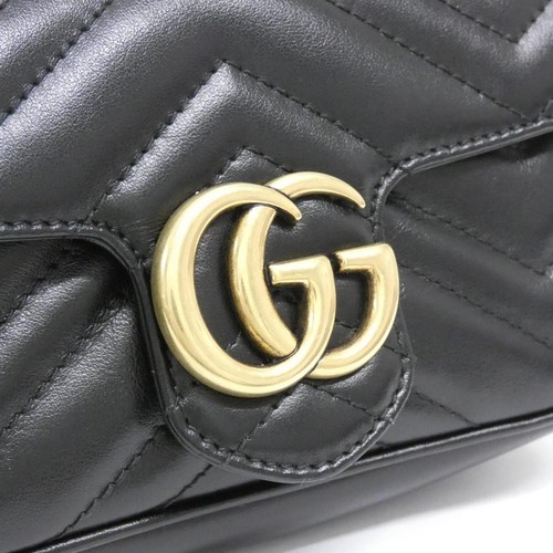 Authentic GUCCI GG MARMONT 476433 DTDCT Shoulder bag #260-006-996-5524 - Picture 4 of 7
