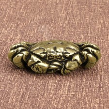Tabletop Figurine Brass Crab Animal Statue Sculpture Home Decor Gift