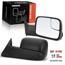 Towing Mirrors Compatible with Dodge Ram 1500 1994-2001, Ram 2500 1994-2002,