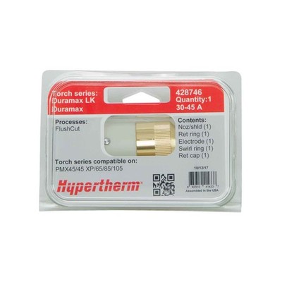 Hypertherm 428746 Consumable Kit Duramax and Duramax Lock 30-45 A Flushcut