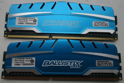 16GB DDR3 CRUCIAL Ballistix Sport 2x8GB 1866MHz MEMORY BLS8G3D18ADS3.16FER