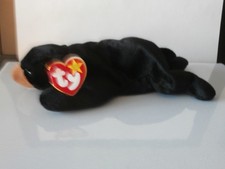 TY Beanie Baby / Babies BLACKIE the Bear NEW RETIRED RARE MWMT