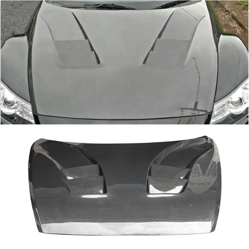 CARBON Auto For 03-12 Mazda RX8 SE3P RE AD Aero Style Front Hood Bonnet Cover - Image 4 of 4