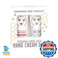 Savannah Bee Company Luxe Hand Cream Set - Rich Natural Honey Almond - Soothing