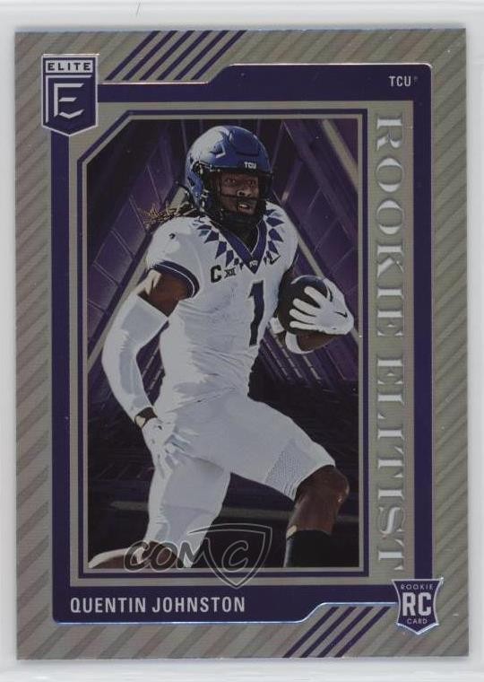 2023 Panini Donruss Elite Rookie Elitist Quentin Johnston #RE-6 0wx2