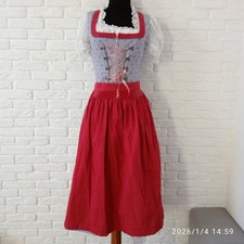 Country Line Tyrol Dirndl Oktoberfest Dress Size EU 36 and white blouse