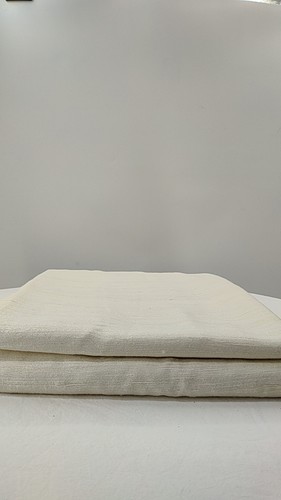Quince Raw Silk Room Darkening Curtain Ivory 48X96 - Bild 2 von 3