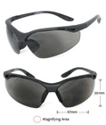 Wraparound Safety Readers Semi Rimless Full Lens +1.00~ +2.50 UV400 ANSI Z87.1