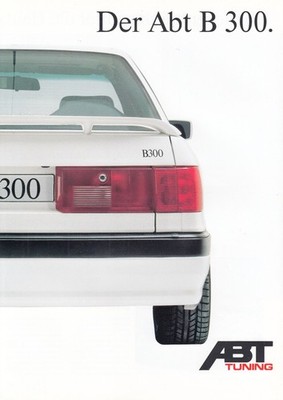 AUDI 80 ABT B300 B 300 B3 Tuning Prospekt Brochure AV