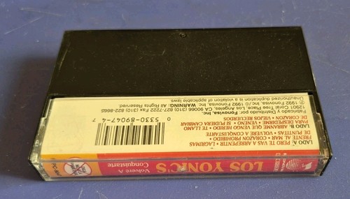 LOS YONICS, VOLVERE A CONQUISTARTE, 1992 Fonovisa, Cassette Tape, Very Rare - Picture 2 of 4
