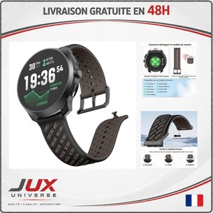 Bracelet silicone 22 mm Suunto Race 2 Run Race S fermeture rapide