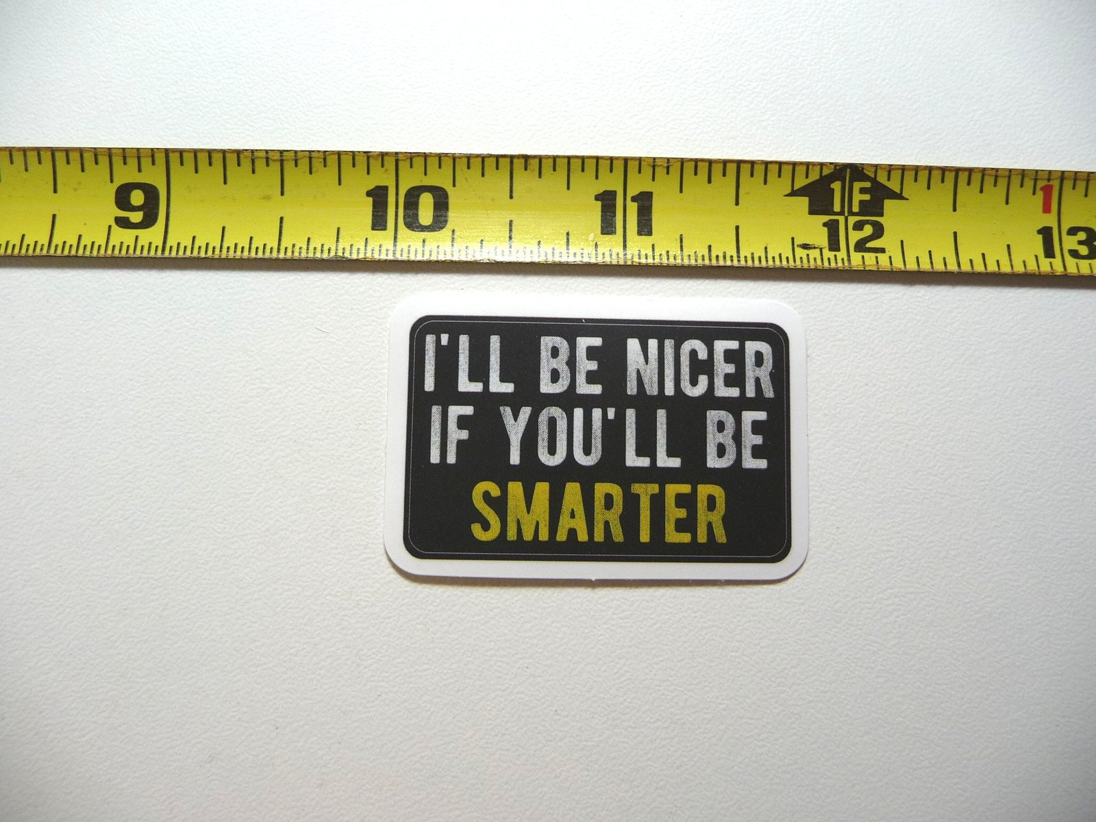 Be Nicer If You're Smarter Occupation Decal Sticker for Professionals