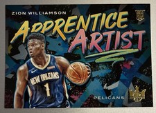2019-20 Panini Court Kings  Zion Williamson Apprentice Artist  RC  #9