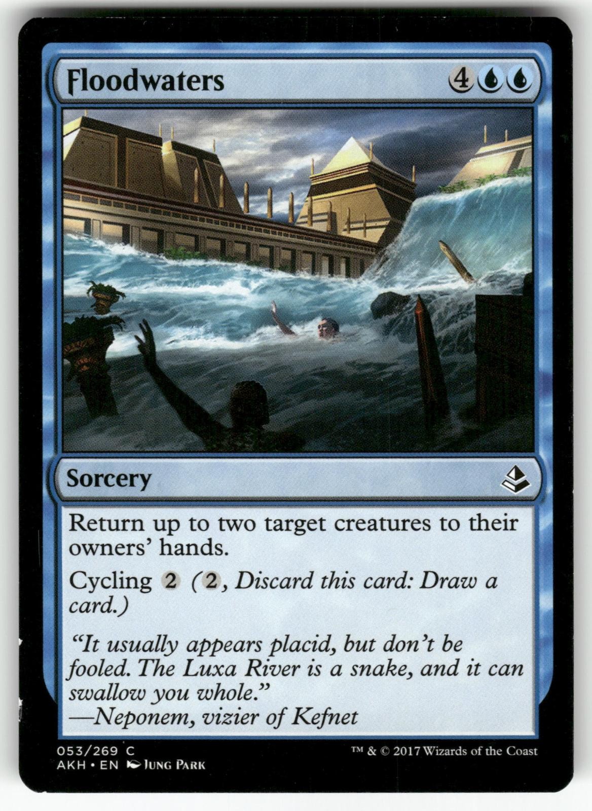 Floodwaters 53 Common Amonkhet Magic: The Gathering NM