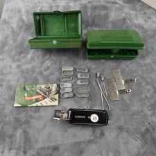 Vintage Singer Buttonholer Attachment Sewing Machine w/ Templates Case Manual