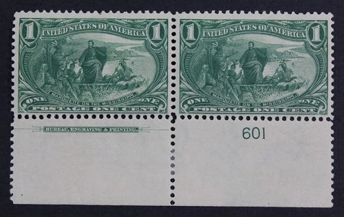 CKStamps: US Stamps Collection Scott#285 Mint 1NH OG 1 Gum Bend