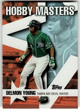 2007 Topps #HM6 Delmon Young Hobby Masters Tampa Bay Devil Rays Baseball