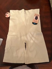 Shapermint Women's Beige High-Waisted Shaper Shorts, Size XL/XXL, New In Package