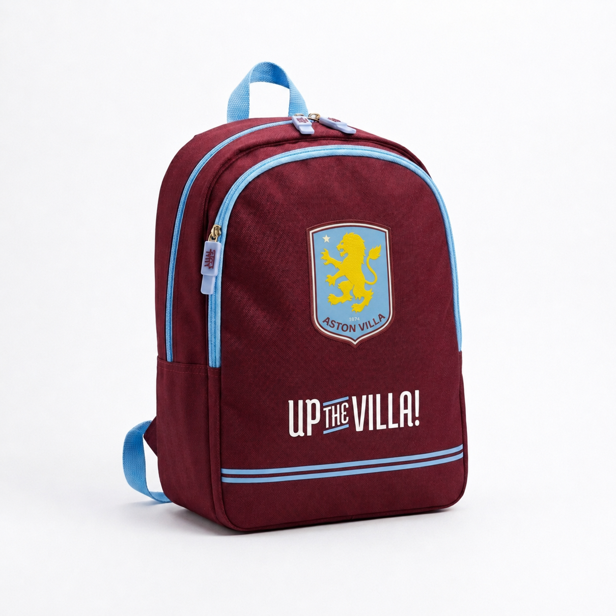 Aston Villa FC Backpack Rucksack School Office Official Licensed