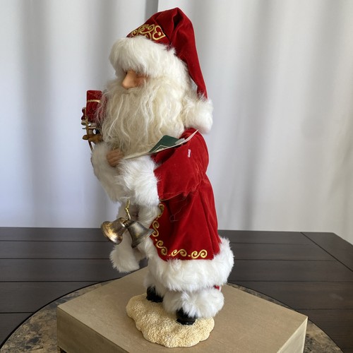 Vintage Kmart Trim A Home Sparking Traditions Weihnachten Weihnachtsmann Figur 17 Zoll - Bild 8 von 23