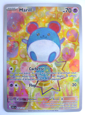 CARTE POKEMON MARILL 232/217 HEROS TRANSCENDANTS MEGA EVOLUTION ME2.5 FR