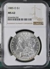 1885-O Morgan Dollar NGC Certified MS62