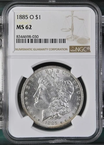 1885-O Morgan Dollar NGC Certified MS62