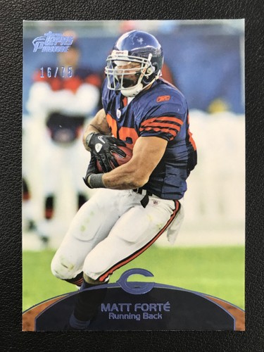 2011 Topps Prime #58 Matt Forte Chicago Bears blu polvere /75 - Foto 1 di 2