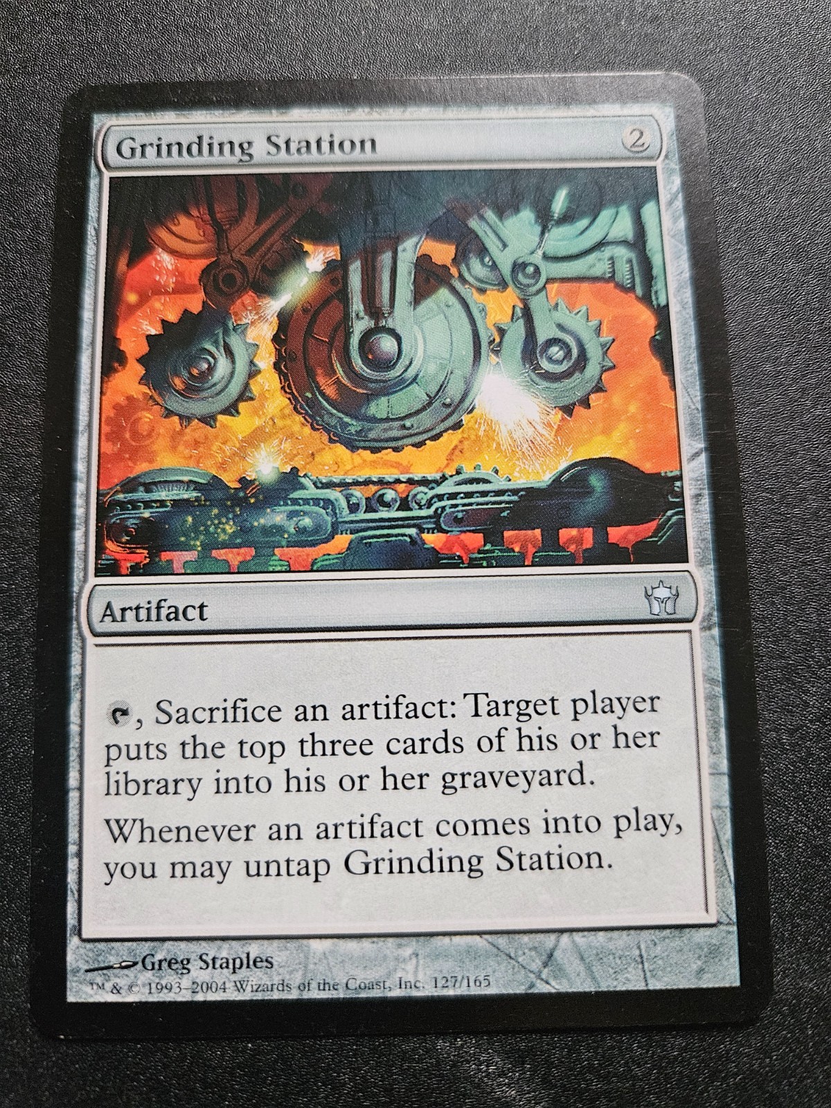 MTG Magic the Gathering Grinding Station (127/165) Fifth Dawn LP
