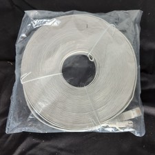Jadaol CAT6 Thin Ethernet Network Cable 100FT Flat White With Clips Sealed