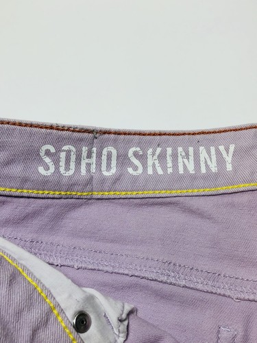 DKNY Jeans Women’s 8 Lavender Light Purple Soho Skinny Stretch Mid Rise Denim - Picture 6 of 14