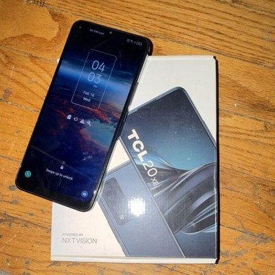 TCL 20 XE Smartphone Black Wi-Fi Android NXTVISION Bar Style