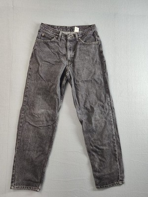 Brittania Women Jean 31X30 Gray Acid Wash Straight Leg Relaxed Fit 100% Cotton
