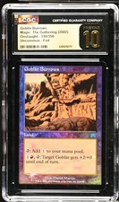 GOBLIN BURROWS Onslaught Foil CGC Pristine 10 MTG [Nostalgium]