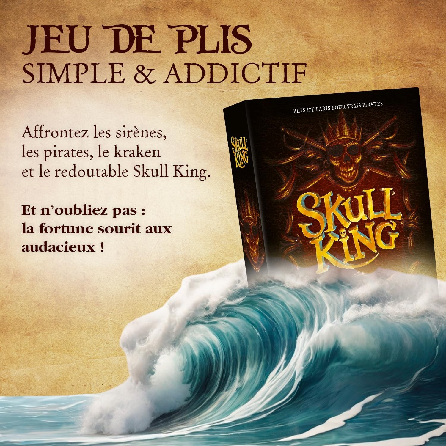 Skull King jeu de plis pour stimuler la réflexion et le bluff sans s'ennuyer