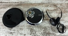 Vintage Philips AX5311/17 Portable CD Player Black 45s Anti-Skip ESP With Case