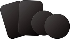 Mount Metal Plate with Adhesive for Magnetic Cradle-Less by Black