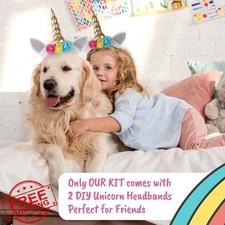 Unicorn Painting Kit for Girls Ages 4-6 STEM Craft Headbands