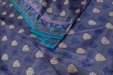 Vintage Silk Saree for Crafting, Sewing, Quilting, Upcycled Projects SS3219