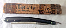 Vintage Straight Razor by Elliot & Co,. in its original packaging