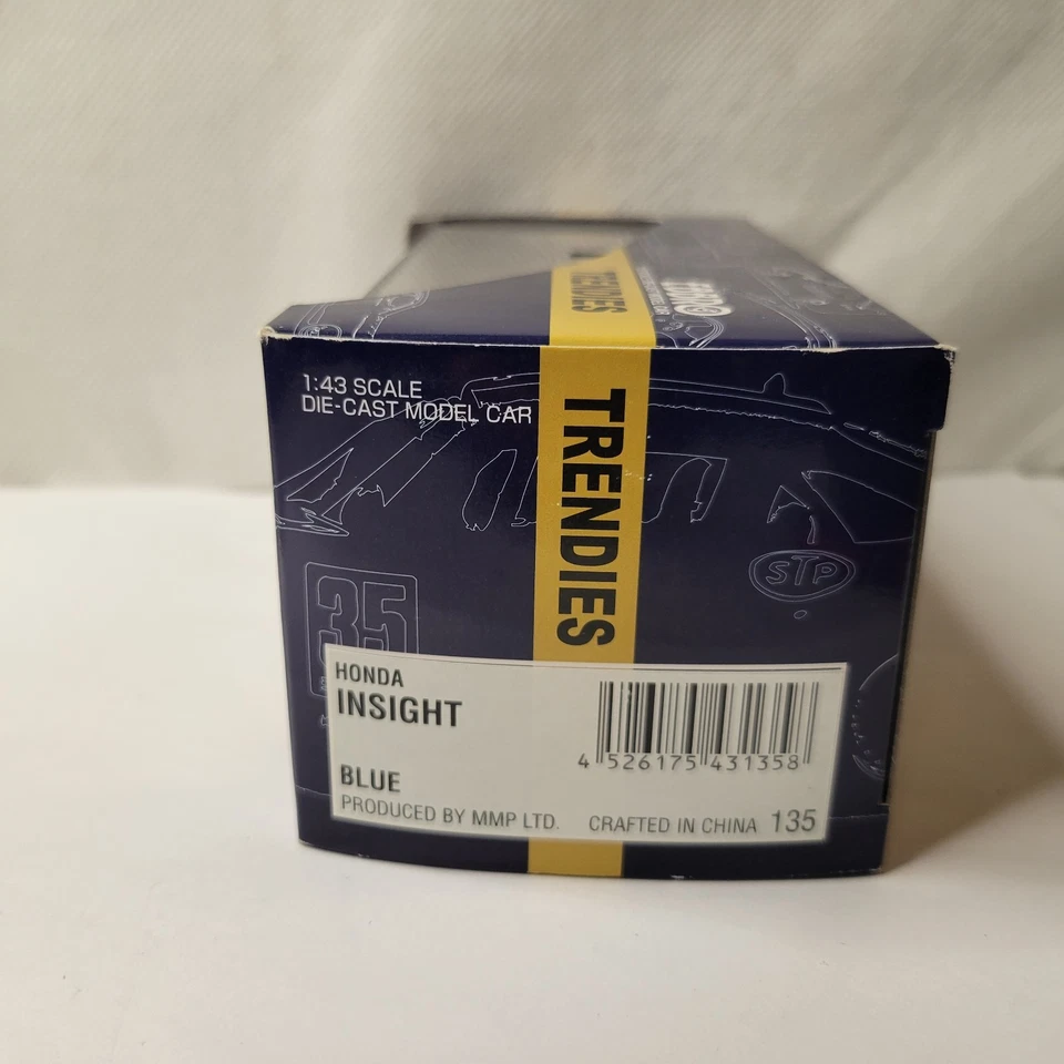 2000 本田 Insight 轿车压铸模型 EBBRO 1/43 比例蓝色 — 第 2/4 张图片