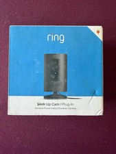 Ring Stick Up Cam Plug-In - Indoor/Outdoor Smart Security Wifi Video Black