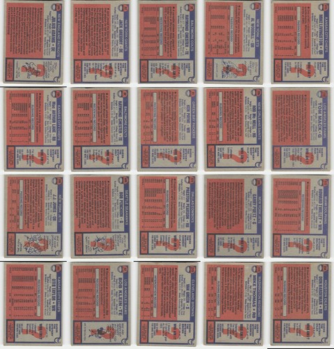 (100) 1975 Topps Vintage Lot VG-EX NFL Football Cards Partial Set Collection - 第 12/12 張圖片