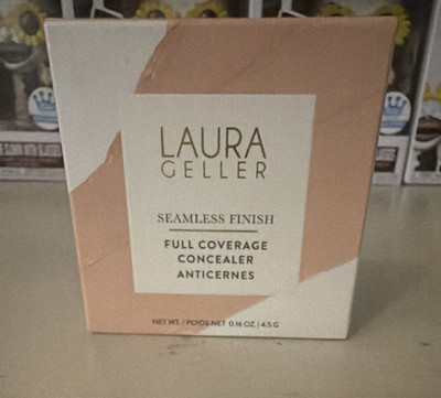 NEWLaura Geller Seamless Finish Full Coverage Cream Concealer Porcelain 0.16 oz